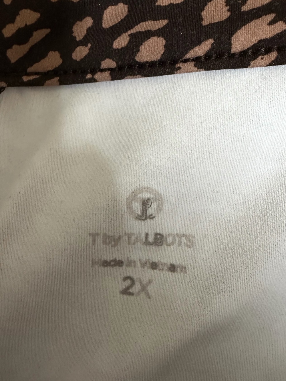 T by Talbot Brown & Blush Leopard Half-Zip Pullover - Picture 4 of 4